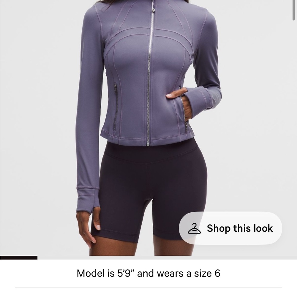 Lululemon Define Jacket Cropped Nulu